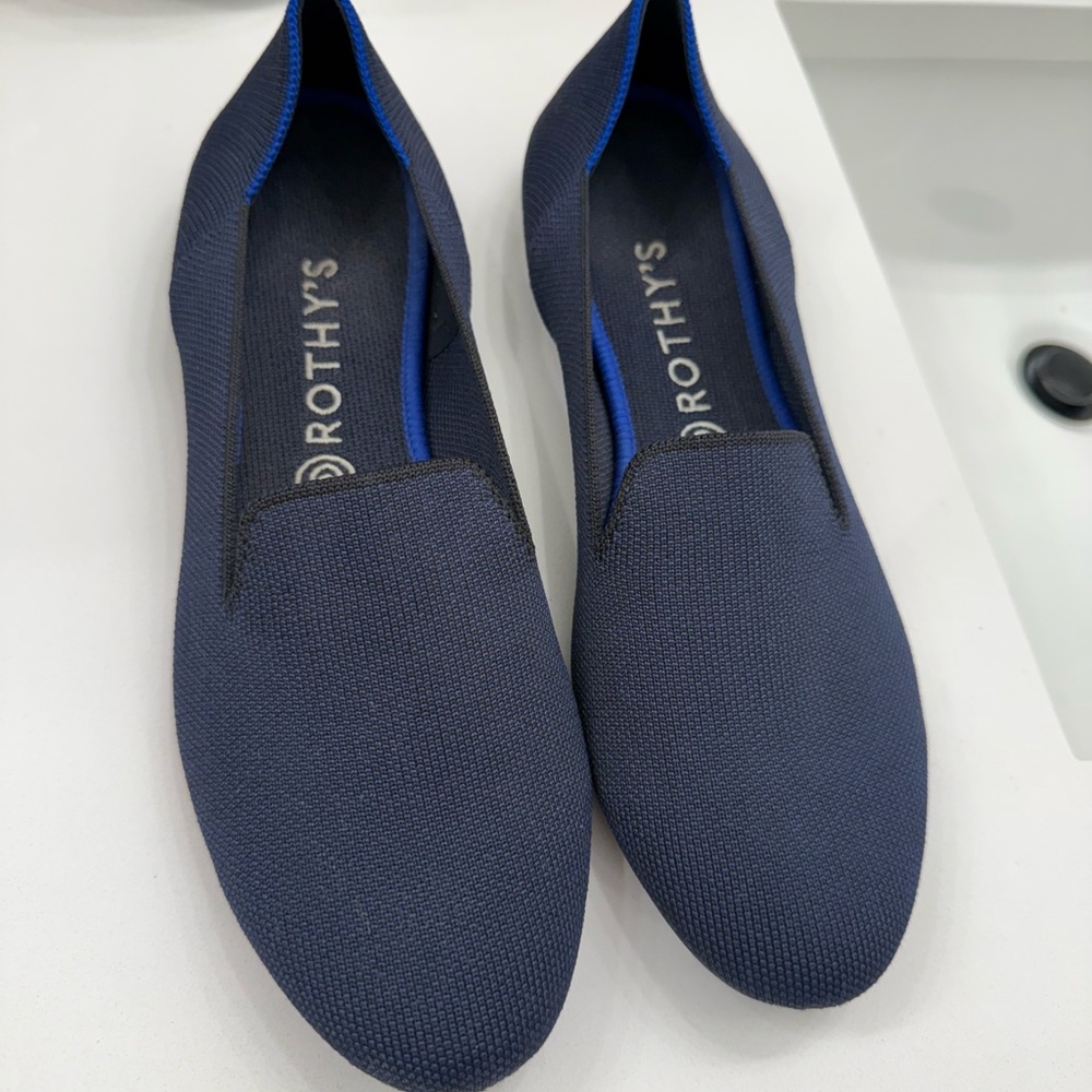 Rothy's Blue Almond Loafer
